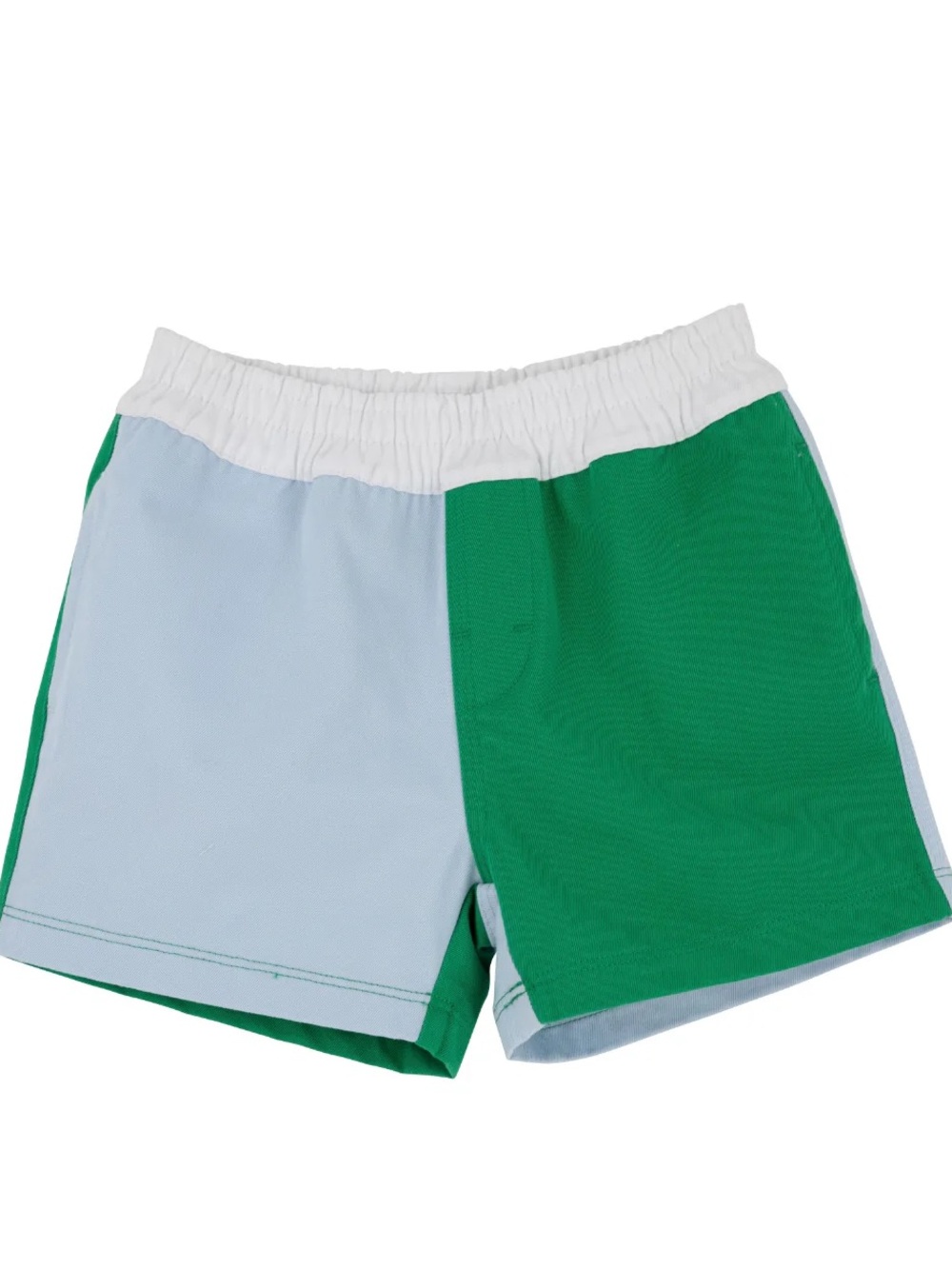 Sheffield Shorts Colorblock Green and Light Blue
